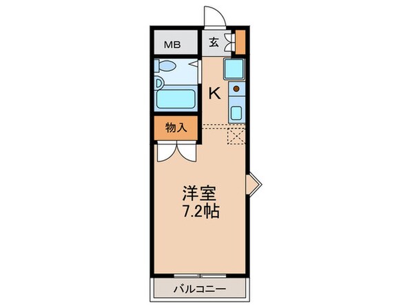 サンハイツ御幸の物件間取画像